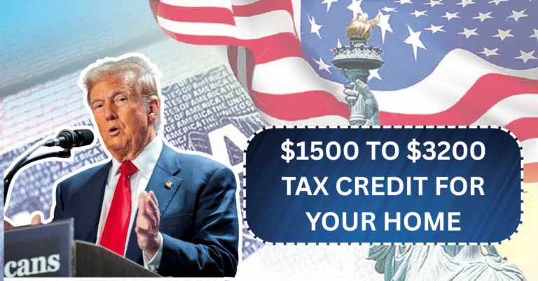 $1500 to $3200 Tax Credit for Your Home