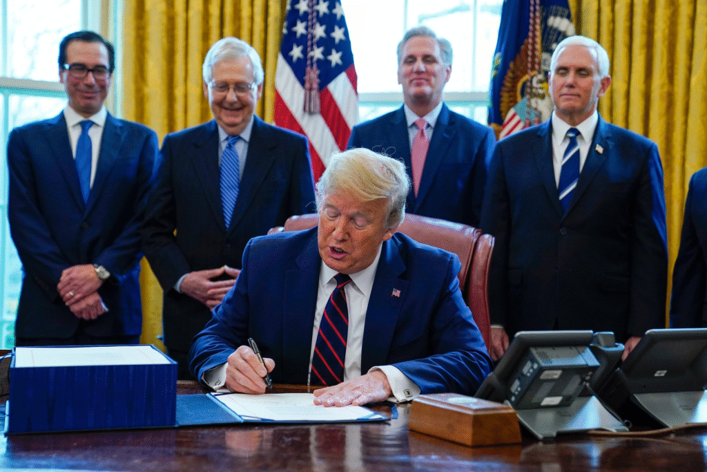 Trump’s Stimulus Check Proposal Faces Uncertainty as Congress Yet to See Any Bill